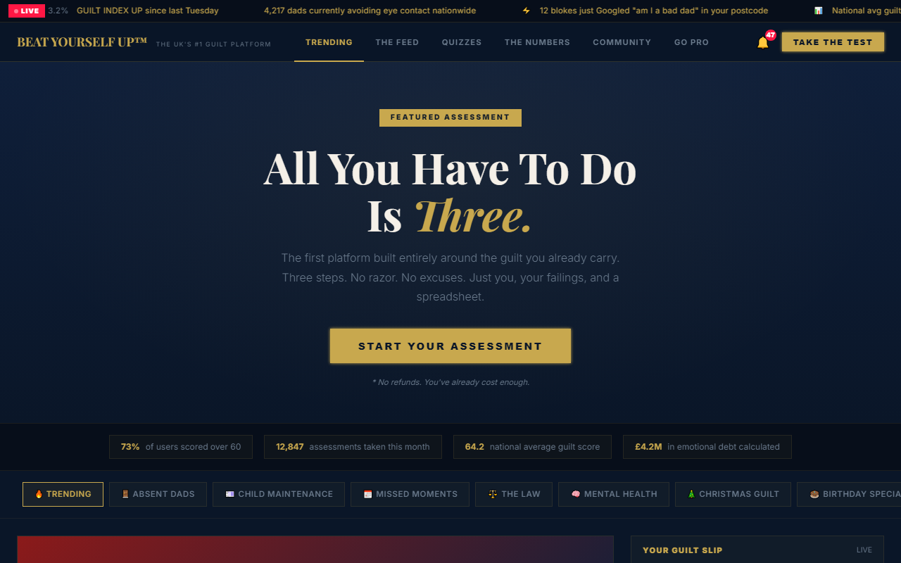 LawrenceBeatYourselfUp.Com