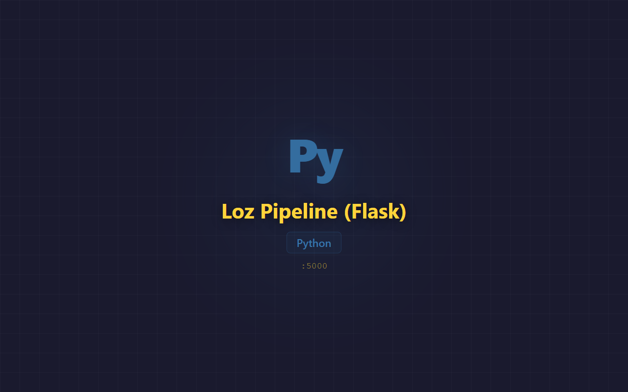Loz Pipeline (Flask)